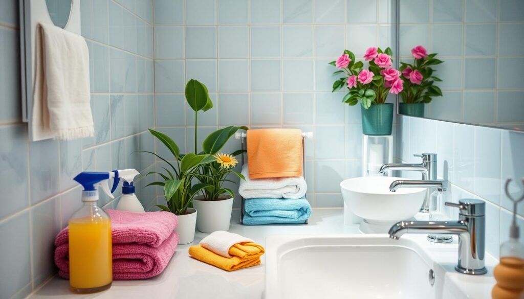 bathroom cleaning tips