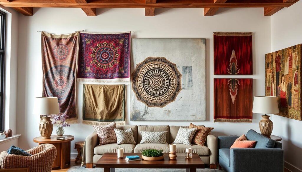 large-scale wall hangings